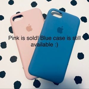 iPhone 7/8 silicone case -Surf Blue only available